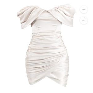 Leau Satin Corset Dress NWT